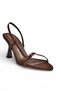 Y518990102 Brown Suede Stiletto Heel U Women's Shoes - 5