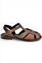Y250303002 Brown Suede Women Sandals - 6