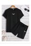 Men's T-Shirt Shorts - T-Shirt with Shorts Bottom Top Set a Printed Crew Neck