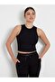 Rib knit crop tank top