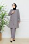 Women's Flower-Embroidered Stylish Pants Suit - 3