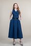 Women's Summer Laci Trend Short Vest and Belted Skirt Set Stylish Daily Comfortable Two-Piece 1306 - 3