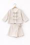 Stylish 3-Piece Set for Girls with Bow Closure Style Shorts and Skirt