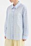 Women's Laser Cut Fabric Long Sleeve Design Shirt - 6