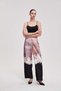 Long patterned wide trousers - 2