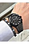 Silver Color Functional Steel Band 3 Atm Men's Wristwatch + Bracelet as a Gift - 3
