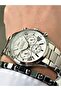 Silver Color Functions Active Original Men's Wrist Watch + Bracelet
