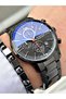 Black Color Functions Active Fashion Men's Wrist Watch + Bracelet with Gift - 4