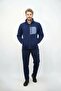 New Season Full Zipper Coated Men's Fleece Jacket