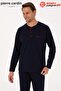 Premium Men's Cotton Long Sleeve Pajama Set and Athlete Boxer Socks Groom Dowry Set - 6