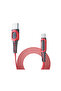 كابل DC01 سوبر سرعة مايكرو USB 1M 2.4A - أحمر