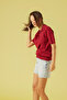 Short Sleeve Polo Collar Sweater - 3