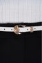 Thin Gold t Buckled Women's K Belt Pants K Belt Dress K Belt Shirt K Belt Jacket K Belt - 5