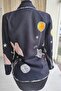Women’s Graphic Printed Blazer Jacket - 6