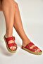 U596030202 Red Suede Women's Slipper - 3
