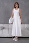 Maxi Boy U Neck Ruffled Knitted Dress Ss26El0006 - 5