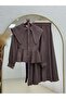 Balca Waist-Tightened Sailor Collar Skirt Suit-Ek829 Brown - 2