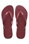Burgundy Women's Flip Flops Slipper
