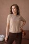 Women's Cycling Yak Knit Detail Stone Embroidered Premium Yarn Knitwear Sweater 12149.Crs - 3