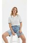 Women's Polo Collar Knitted Detail Buttoned Knitwear Sweater 8717Sw - 2