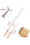 12 Pcs Marshmallow Roasting Sticks, Extendable Barbecue Fork - 6