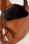 Camel Top Flap Charm Detail Shoulder Bag - 3