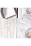 Children's Room Cotton Lu Duvet Cover Set Bed Sheet Sız Sleeping Teddy Bear and Moon - 4