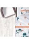 Children's Room Cotton Lu Duvet Cover Set Bed Sheet Sız Deniz Canlıları - 4