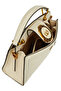 Cream Medium Length Long Strap Women's Handbag and Shoulder Bag Blazers with Logo Printed Stylish Design - 5