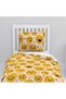 Children's Room Cotton Lu Duvet Cover Set Bed Sheet Sız Emojis - 3