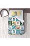 Children's Room Cotton Lu Duvet Cover Set Bed Sheet Sız Dinozor No.50023