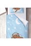 Children's Room Cotton Lu Duvet Cover Set Bed Sheet Sız Ayıcık No.00108 - 3