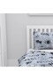 Children's Room Cotton Lu Duvet Cover Set Bed Sheet Sız Music and Graffiti Themed so - 4