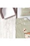 Children's Room Cotton Lu Duvet Cover Set Bed Sheet Sız Orman Hayvanları No.00186 - 4