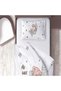 Children's Room Cotton Lu Duvet Cover Set Bed Sheet Sız Sleeping Girl and Moon - 2