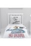 Children's Room Cotton Lu Duvet Cover Set Bed Sheet Sız Girl Figure and Motivational - 3