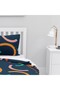 Children's Room Cotton Lu Duvet Cover Set Bed Sheet Sız Abstract Curved Lines - 5