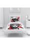 Children's Room Cotton Lu Duvet Cover Set Bed Sheet Sız Artistic Female Face and Flower