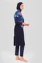 Parachute Fabric Palmiye Comfortable Hijab Swimsuit Water Repellent Quick Drying Fabric Alf24305 - 4