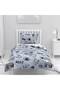 Children's Room Cotton Lu Duvet Cover Set Bed Sheet Sız Music and Graffiti Themed so