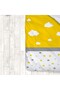Children's Room Cotton Lu Duvet Cover Set Bed Sheet Sız Bulutlar No.01483 - 7