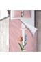 Children's Room Cotton Lu Duvet Cover Set Bed Sheet Sız Çiçekli Harf No.52002 - 3