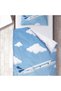 Children's Room Cotton Lu Duvet Cover Set Bed Sheet Sız Uçak - 3