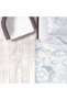 Children's Room Cotton Lu Duvet Cover Set Bed Sheet Sız Uyku Themed Moon and Clouds - 4
