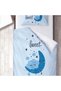Children's Room Cotton Lu Duvet Cover Set Bed Sheet Sız Ay and Clouds - 3