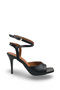 Larissa Lia Women's Heeled Shoes 0012716 Black Skin - 3