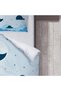 Children's Room Cotton Lu Duvet Cover Set Bed Sheet Sız Ay Ve Bulutlar No.01343 - 5