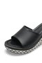 Phoebe Amara Women's Heeled Slippers 00122110 Black Skin