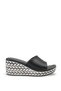 Phoebe Amara Women's Heeled Slippers 00122110 Black Skin - 4
