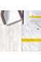 Children's Room Cotton Lu Duvet Cover Set Bed Sheet Sız Yıldızlar No.01488 - 4